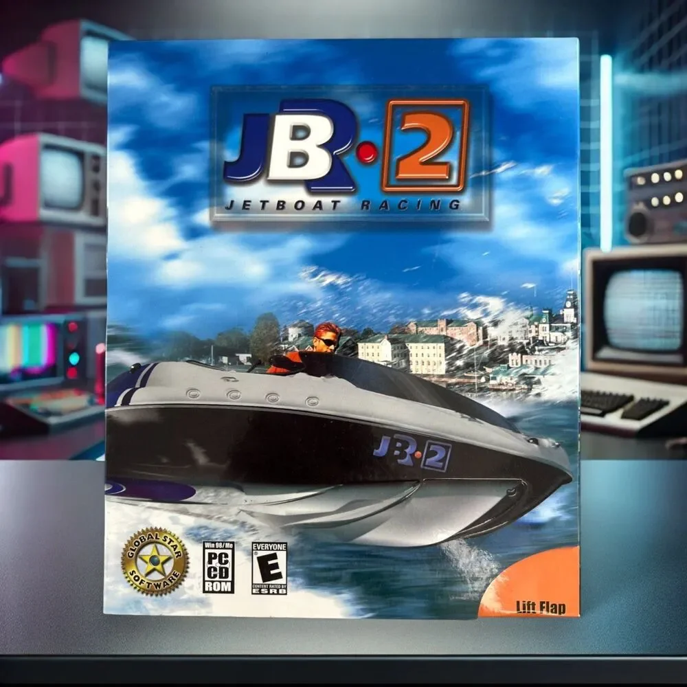 Jetboat Racing 2 PC Big Box 2001 Open Box Sealed
